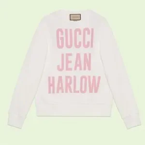 Gucci | Other | Gucci Jean Harlow Cotton Sweatshirt | Poshmark